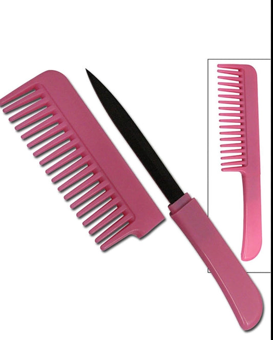 Self Defense Comb With Hidden Knife